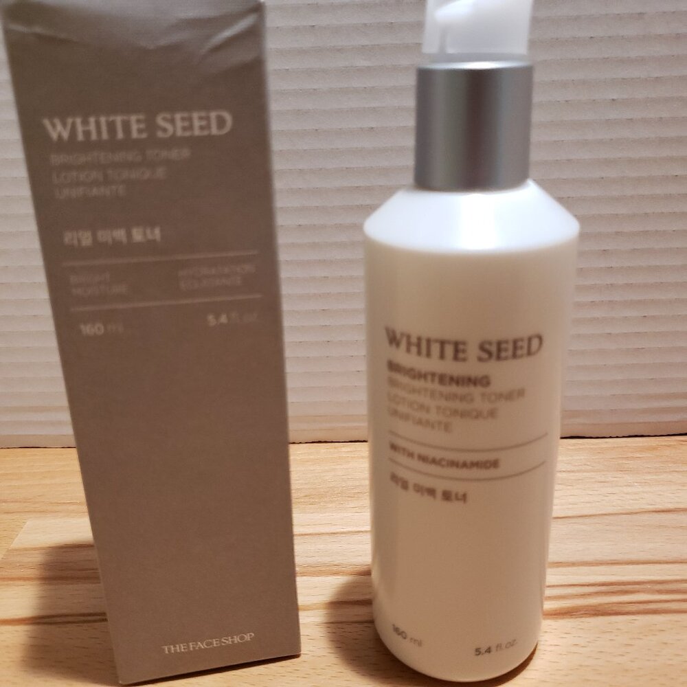 The Face Shop White Seed Brightening Toner Logion 5.4 fl. oz. New‎ in Box